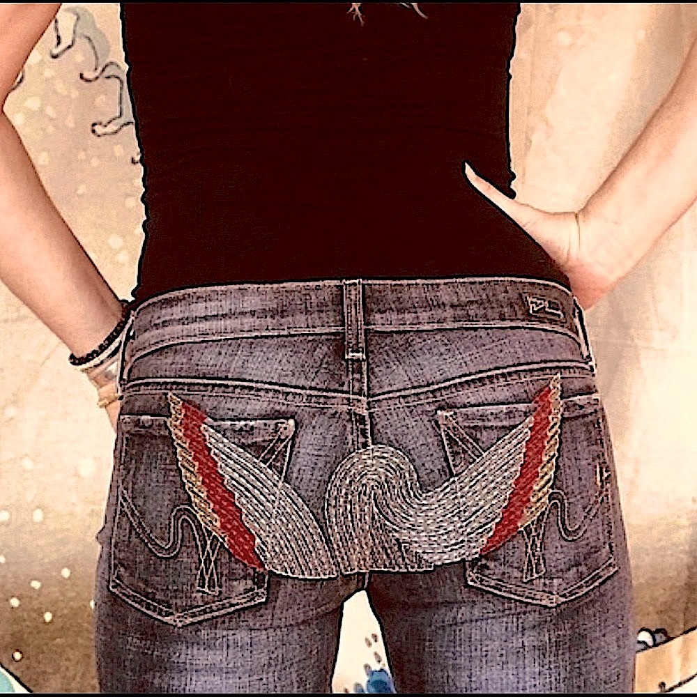 ✨HP✨VTG✨ Citizens of Humanity -31- Embroidered Low Rise Jeans